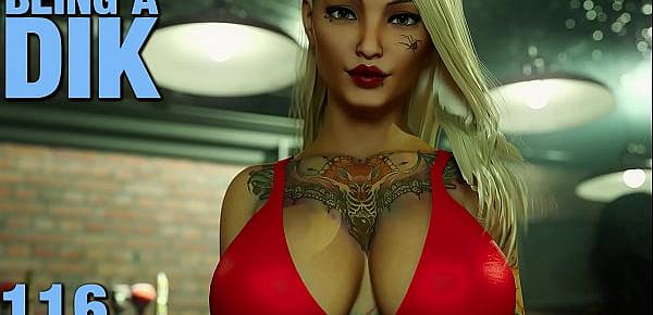  BEING A DIK 116 • Tattooed hot babe Sandy wants the D